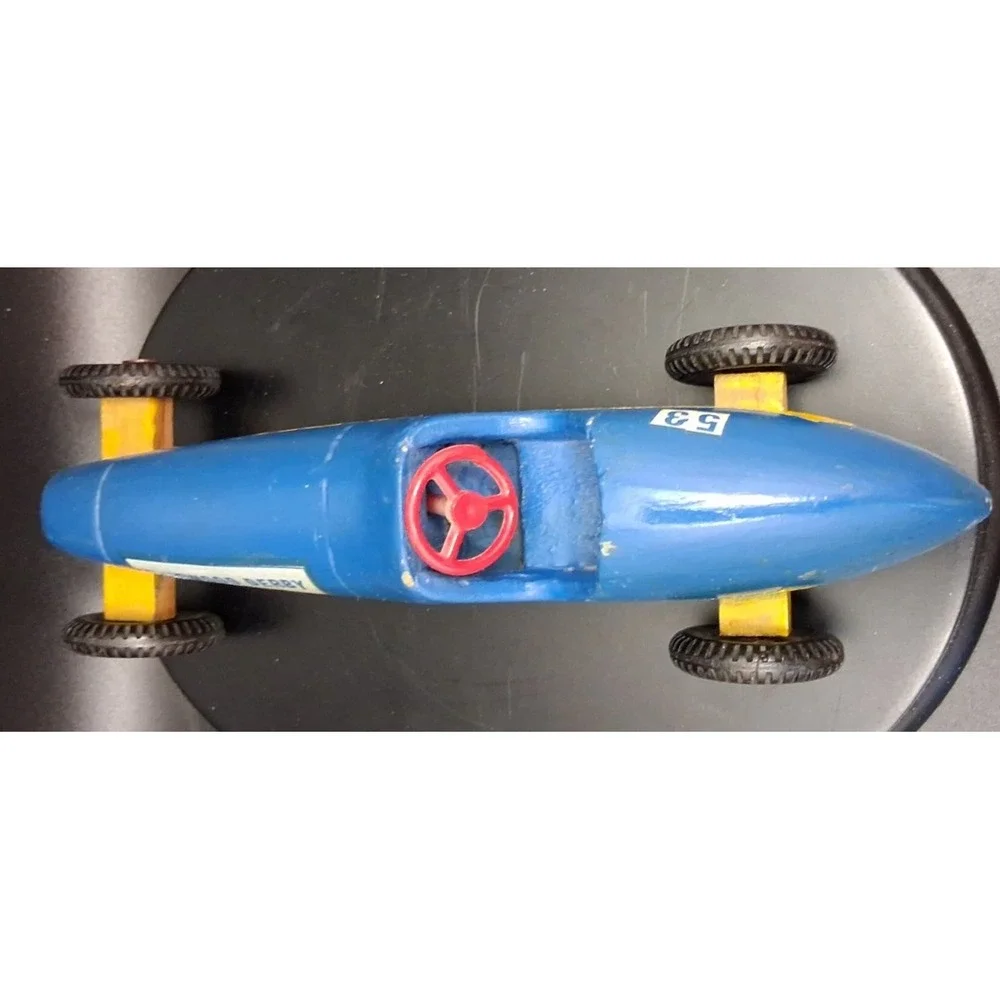 Vintage Pinewood Derby‎ Car #53 Made from wood. 